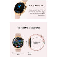 Reloj Inteligente Impermeable NFC 2025 Pequeño de 1.27 pulgadas con AMOLED GPS Track Heart Rate Bluetooth Llamada Regalos de Lujo para Madre y Bebé - details 24