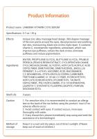 Sérum para los Ojos de Vitamina C Ilumina, Desvanece Ojeras, Reduce Arrugas, Reafirma la Piel - details 2