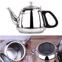 Tetera de acero inoxidable con infusor extraíble, tetera de 1,2 l/1,5 L/2L, contenedor de agua, Cocina de Inducción de Gas para el hogar y Camping - details 0
