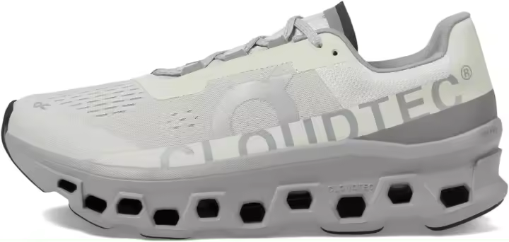 ON Zapatillas Beige Running Cloudmonster Ice Aleación - 1