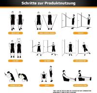 Juego de bandas de resistencia, cuerda de tracción de tensión para hombres y mujeres, bandas de ejercicio para Fitness, gimnasio en casa, equipo de entrenamiento de fuerza - details 2