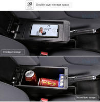 Consola de brazo para Honda Fit Jazz 3 accesorio de retrofit caja de almacenamiento de coches instalación sencilla 2014-2019 - details 4