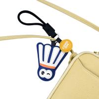 Correa de muñeca para tenis de mesa, colgante de cuero, bolsa cosida a mano, decoración, raqueta de Ping Pong, colgantes, baratija Ins - details 5