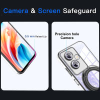 Funda De Soporte de Anillo Magnético Transparente, Galvanoplastia Para OPPO A79 5G - details 3