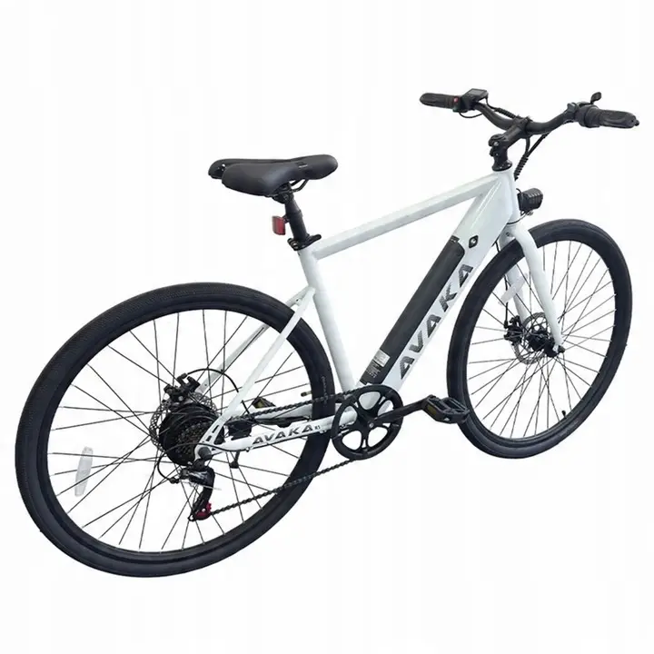 Avaka R1 250W 36v7.8h 45km bicicleta eléctrica 700c blanca - 1