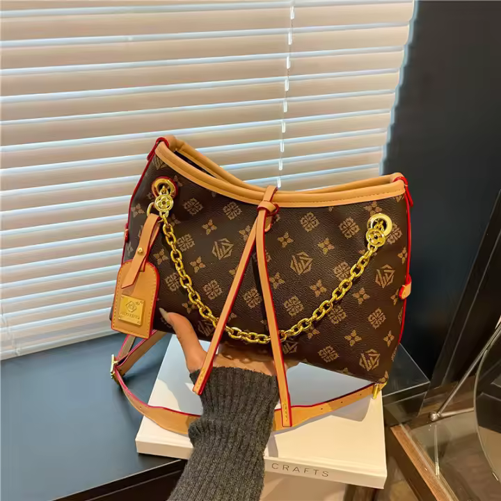Bolso Cruzado Vintage de Alta Gama Bolso Comutador para Mujeres de Gran Capacidad - 1