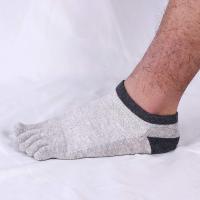 Calcetines cortos de algodón transpirables antideslizantes para hombre, calcetines invisibles de cinco dedos, calcetines de malla, calcetines de cinco dedos - details 2