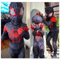 Disfraz de Spiderman (Miles Morales) para niños - Máscara y body de anime para Halloween y cosplay - details 4