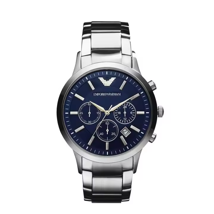 Reloj de cuarzo Ama Pointer N de tres ojos multifuncional con banda de acero inoxidable para hombre - 1