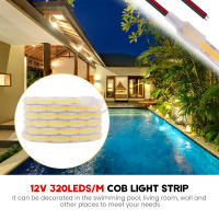 GAHADA Cinta LED COB Impermeable IP68 Alta Densidad 320LEDs/m Iluminación Flexible para Techo y Jardín al Aire Libre - details 7