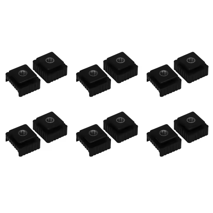 Adaptador de montaje de zapata para Flash de 6 piezas, rosca de 1/4 pulgadas para trípode de soporte de luz de estudio - 1