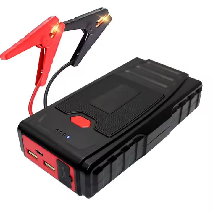 69800mAh Car Jump Starter Booster batería (hasta 6,0 litros de gasolina o 3,0 litros del motor diesel), 600A Pico 12V Portable Power Bank con salidas USB y linterna - 1