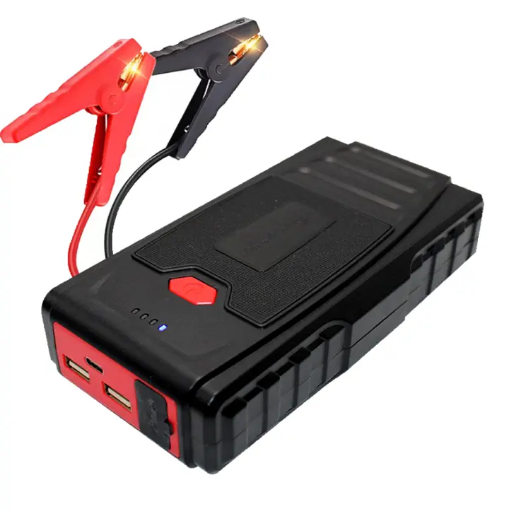 Batería de Salto para Coche Portátil de 69800mAh Potencia de 600A Pico 12V con Salidas USB y Linterna Ideal para 6,0 litros de Gasolina o 3,0 litros del Motor Diesel - 1