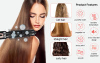 4 In 1 Hair Dryer Brush Electric Hot Air Comb Multifunction Hair Curler Straightener Curler Negative Ion Hair Dryer - details 2