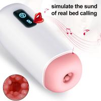 Masturbador masculino automático, potente vibrador Digital para mamada, hine, fuerte vibración, coño Real, Juguetes sexuales - details 6