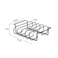 Soporte de Barbacoa de Acero Recubierto Antiadherente Estantes para Costillas con Capacidad para 4 Rejillas para Parrilla de Gas - details 1