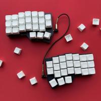 Teclado Corne V4 Spilt negro con cable, modo único, intercambio en caliente, teclado con bocina, RGB personalizado, VIAL, Kit de teclado ergonómico, accesorios para jugadores - details 29