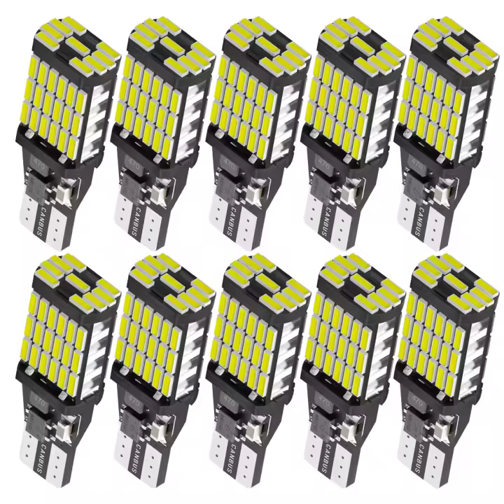 10 Uds Canbus T15 921 W16W bombilla LED luces de marcha atrás de respaldo de coche - 1