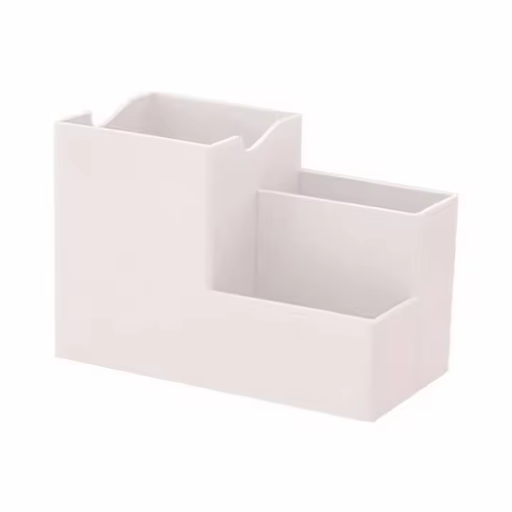Contenedor de papelería, estuche de cosméticos, estante de maquillaje, utensilios de oficina, portalápices, organizador de escritorio - 1