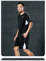Traje de manga corta de secado rápido para hombre, ropa de fitness deportiva para correr al aire libre, LT311, Verano - details 14