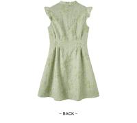 Vestido Semir para mujer, mangas cortas con cierre de botón, novedad de verano en 2025, minifalda con textura fresca - details 6