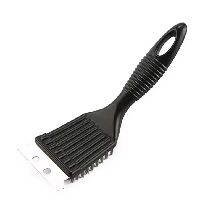 Cepillo de Parrilla BBQ de Acero Inoxidable Herramienta de Cocina Duradera para Barbacoa al Aire Libre Accesorios de Kit de Gas BBQ - 1