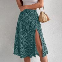 Falda de verano con estampado Floral para mujer, falda holgada de cintura alta, transpirable, elegante, ropa femenina - details 20