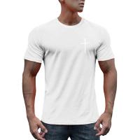 Camiseta Deportiva de Poliéster para Hombres Cuello Redondo, Manga Corta, Secado Rápido, Ropa Deportiva Transpirable para Gimnasio y Correr en Primavera/Verano - details 11