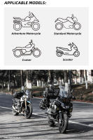 Rhinowalk-bolsa para portaequipajes para motocicleta, impermeable, 19L-80L, ampliable, gran capacidad, para viaje, equipaje trasero, para la mayoría de las motocicletas - details 12