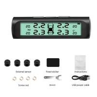 Sistema de monitoreo TPMS inteligente, 4 sensores, pantalla Solar, medidor de presión de aire de neumático de coche inteligente - details 12