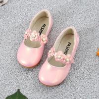 Zapatos planos florales de cuero para niñas, zapatos de vestir de alta calidad, suaves, de princesa, con flores, para fiesta de boda, 26-36 - details 11