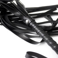 Látigo de cuero PU para juegos de adultos, pala de azotes, Bondage, BDSM, Juguetes sexuales para parejas, fetiche Sexy - details 2