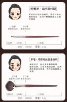 Juego de Pinceles de Maquillaje de Pelo de Cangzhou Suave de 14 Herramientas - details 6