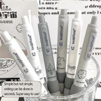 Bolígrafo de tinta azul y negra, bolígrafo de gel borrable con mango lavable, papelería de escritura para la escuela y la oficina, 4 unidades por lote - details 21