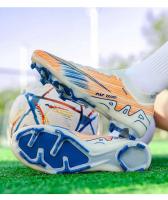 Putian-zapatos de fútbol juvenil con Copa Europea, zapatillas de fútbol de caña baja, sin costuras, con tejido volador, característica de entrenamiento con uñas rotas, 2025 - details 7