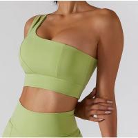 Sujetador deportivo de hombro con diseño hueco asimétrico, sujetador de Yoga, Top deportivo de alto soporte, ropa deportiva para mujer - details 12