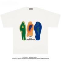 Camiseta de algodón para hombre, estampado de verano de gran tamaño, gráfico YCOA Har - details 4