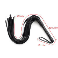 Látigo de cuero PU para juegos de adultos, pala de azotes, Bondage, BDSM, Juguetes sexuales para parejas, fetiche Sexy - details 0