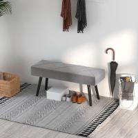 Taburete de Cama Multifuncional Moderno Banco de Acero con Cojín 120kg de Carga - details 16