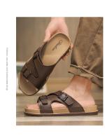 Sandalias de verano para hombre, zapatillas casuales, nuevo estilo 2025, para exteriores, deportivas, de conducción, sandalias de playa resistentes al desgaste de doble propósito - details 5
