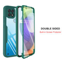 Funda Protectora Doble Cara 360 para OPPO Realme C30 C33 C21 C25 9i Find X5 Ultra Delgada Transparente Anti-caídas con Protección Completa - details 7