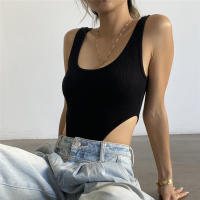BUNO-Cuerpo sin mangas para mujer, monos ajustados sexys Y2k 2000s, ropa de calle informal para chica electrónica, traje femenino para Club Rave 2025 - details 5