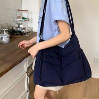 Bolso cruzado de nailon de gran capacidad con múltiples bolsillos, bolso de hombro deportivo para hombre, bolso de mensajero de lona portátil de estilo coreano, bolso de viaje - details 5