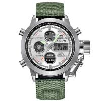 Reloj de Diseñador de Doble Tiempo Leten Reloj de Cronómetro Multifuncional con Banda de Nylon de Moda Reloj de Alarma para Hombres de Marca Grande - details 16