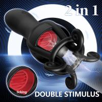 Vibrador de entrenamiento de pene masturbador masculino estimulador de glande juguete sexual para retrasar la eyaculación entrenamiento placer masculino prolongar la resistencia - details 1