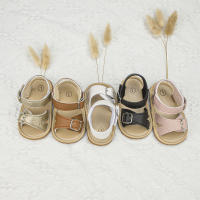 Zapatillas De Verano Para Bebés KIDSUN 2023 Antideslizantes Y Suaves Para Primeros Pasos Niño Y Niña Cuero Goma Talla Ajustable 0-24 Meses - details 1