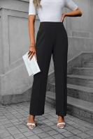 Pantalones elegantes de cintura alta para mujer, comodidad y estilo en primavera y otoño. - details 4
