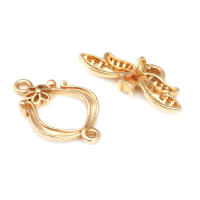 Pulsera de Tirantes Geométricos de Latón Dorado 18K Clasps para Hacer Joyería DIY - details 56