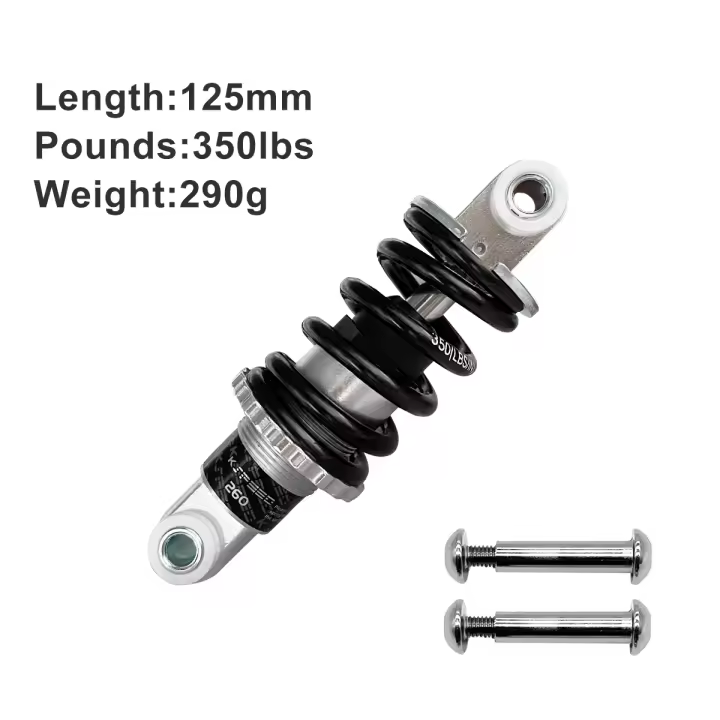 Absorbedor de Choques de Bicicleta KS EXA Forma 260 Trasero 125 150 165 190mm para Bicicleta de Montaña CX MTB Scooter Eléctrico 650LBS Material de Boruro de Metal Estilo Flexible - 1