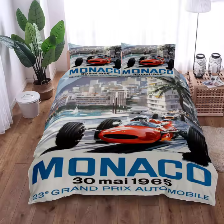 Juego de funda nórdica Gt3 Rally, juego de ropa de cama de tamaño individual, doble, tamaño King y Queen - 1